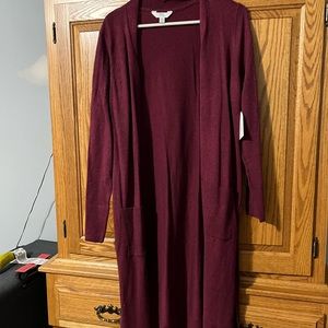 Brand New Maroon Coat Sweater size M
